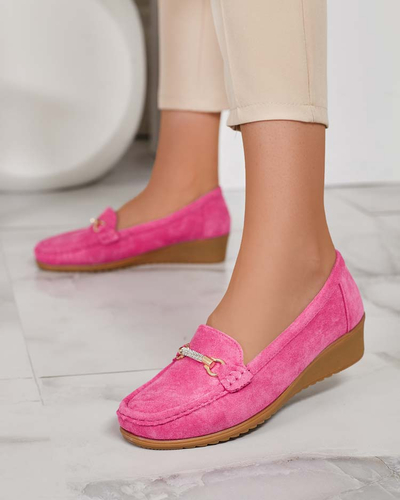 Royalfashion Sieviešu zamšādas mokasīni Ewo