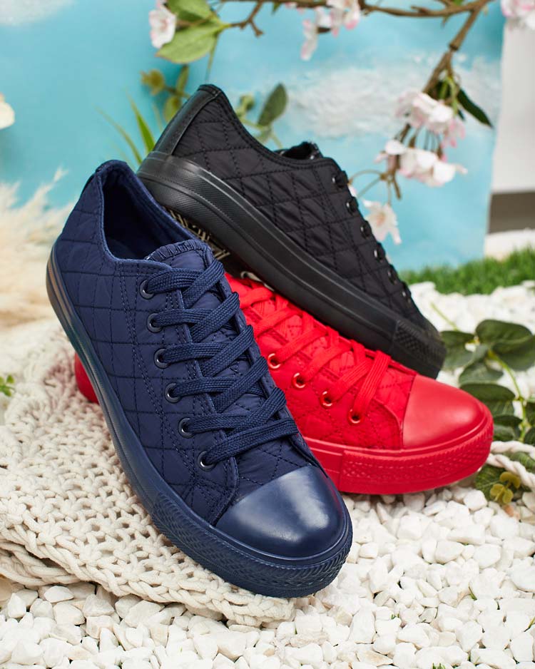 Stella Women's Red Fabric Sports Summer Sneakers