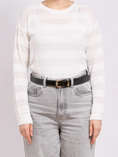 Patent women's casual belt