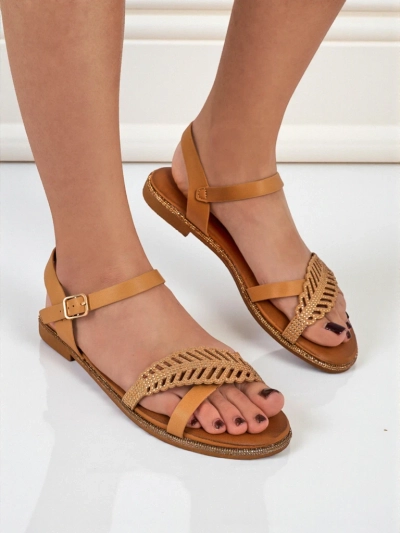 Royalfashion Woman sanals long flat fut Willow Grace