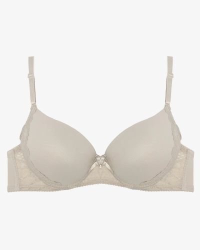 Gluds mežģīņu krūšturis pelēkā krāsā - Apakšveļa