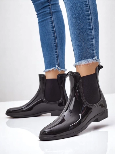 Обувь Royalfashion для женщин, лакированные резиновые сапоги Seris