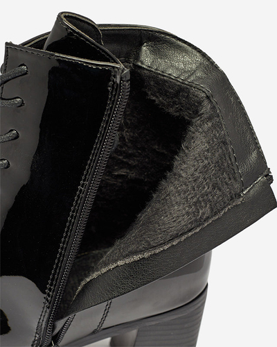 OUTLET Женские черные ботинки Braletti-Footwear