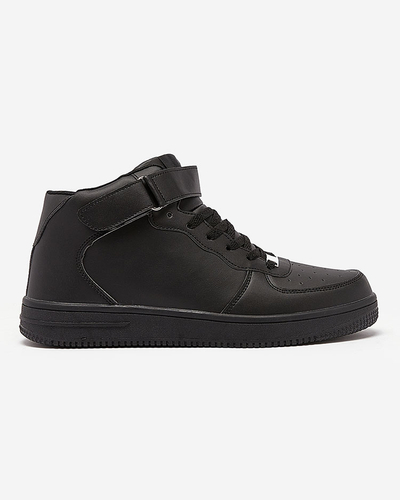 Royalfashion Men's sporty high-top sneakers in black Detocci