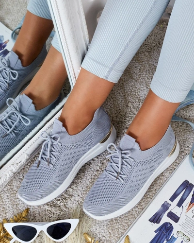 Royalfashion Women's fabric sports shoes Amgent