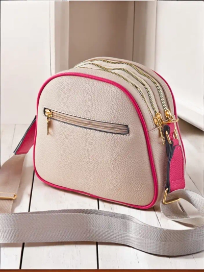 Royalfashion Mazā sieviešu rokassoma, izgatavota no ekomateriāla ar reljefu