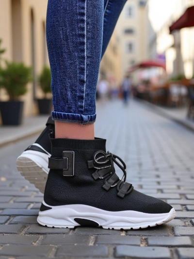 Royalfashion Women's high sports sneakers Lorietea