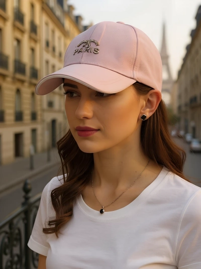 Royalfashion Cap with rhinestones Paris Glam