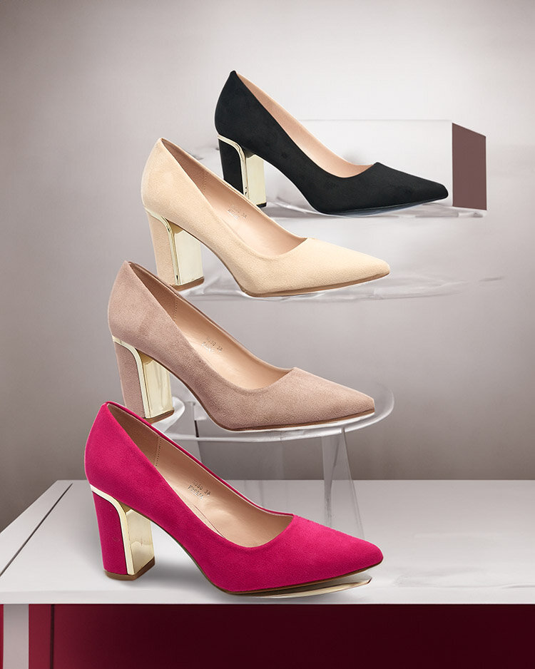 Royalfashion Bēšas krāsas sieviešu eko zamšādas pasta sūkļi Afrogosa