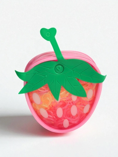 Royalfashion Multicolor Silicone Strawberry Hair Ties