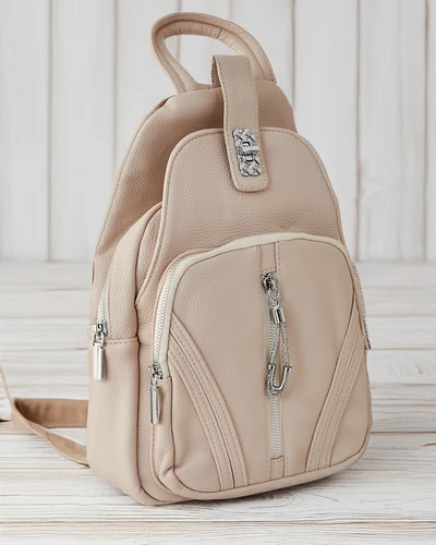 Royalfashion Small women's eco-leather backpack