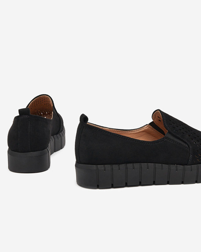 Women's black openwork shoes Ihalmi - Footwear