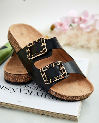 Royalfashion Women's flip-flops with buckles Monenas