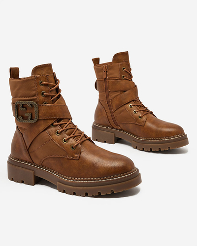 Royalfashion Women's bagger boots in brown Muasers