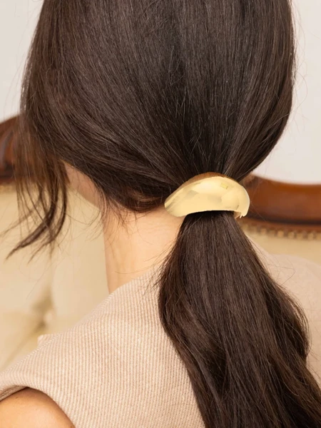 Royalfashion Hair tie with semicircular ornament Halfmoon Twist