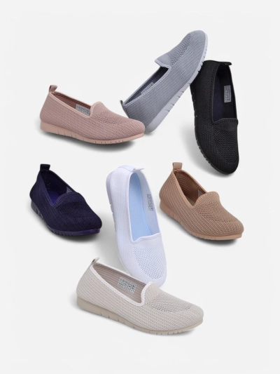 Royalfashion Женские текстильные мокасины Caerit