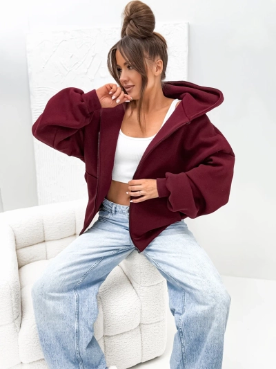 Royalfashion Women's Cotton Insulated Butterfly Sweatshirt