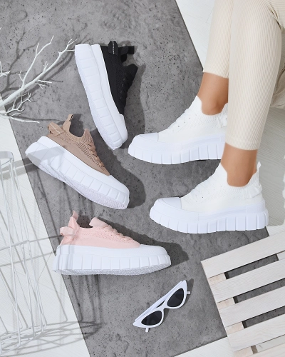 Women's sneakers in black color Juneasi - Footwear