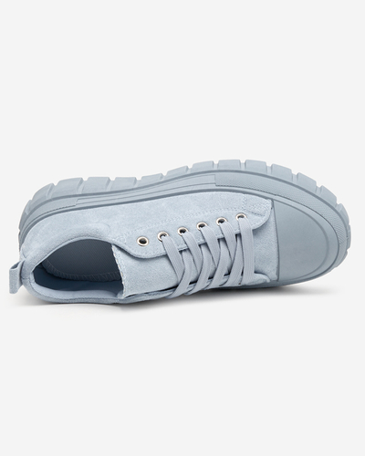 Maomis Blue Women's Tall Sneakers - Footwear