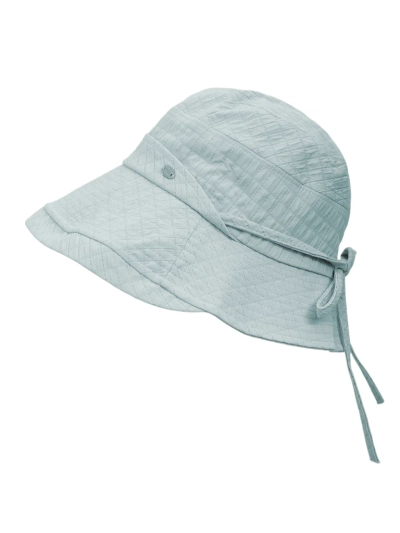 Kalliste women's hat with a wide brim, blue, 100% polyester