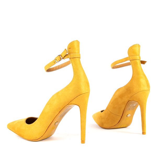 Yellow Batya high heels - Footwear