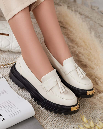 Royalfashion Women's moccasins with tassels Fresosne