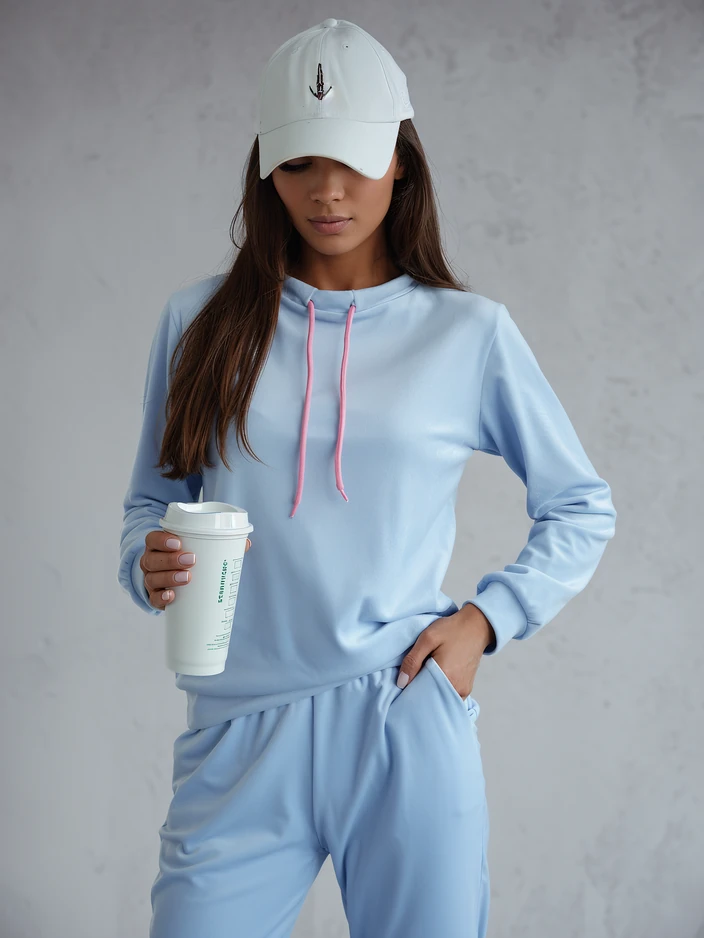 Royalfashion Women's velour-style tracksuit set