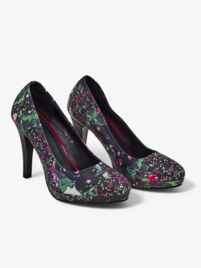 Royalfashion Women's floral high heels Floweere