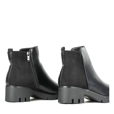 Aprilia black flat ankle boots - Footwear