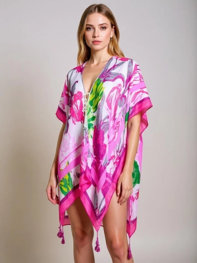 Hera Fiore Pareo Dress by Royalfashion – Multicolored, Universal