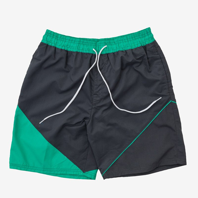 Gray and green men's sports shorts - Clothing