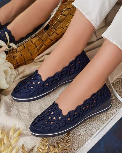 Royalfashion Sieviešu puspapēži ar zemu papēdi Dellio