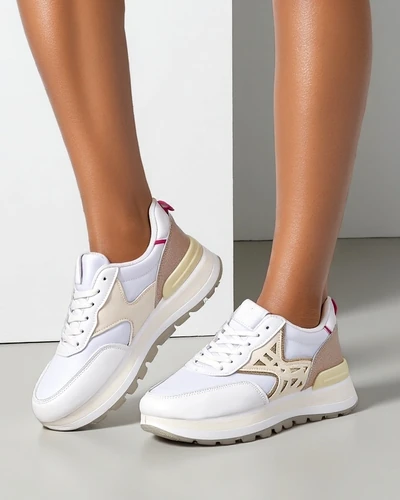 Royalfashion Women's Sneakers with Glitter Senues