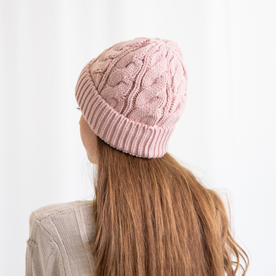 Women's winter pink winter hat - Accessories