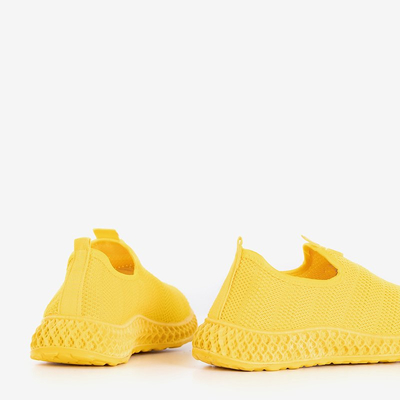 Yellow Nandini slip on kurpes - Apavi