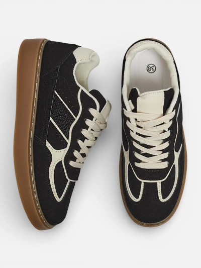 Flora Black Ecological Sports Women's Sneakers for Everyday Use