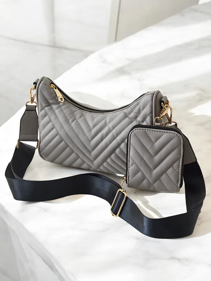 Royalfashion Small women's quilted bag with wallet