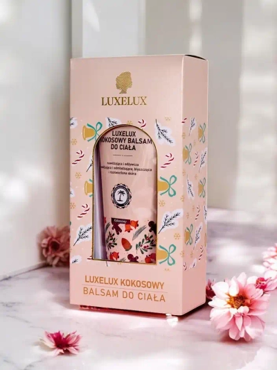Luxelux Ziemassvētku ķermeņa balzams ar kokosriekstu aromātu 300 ml