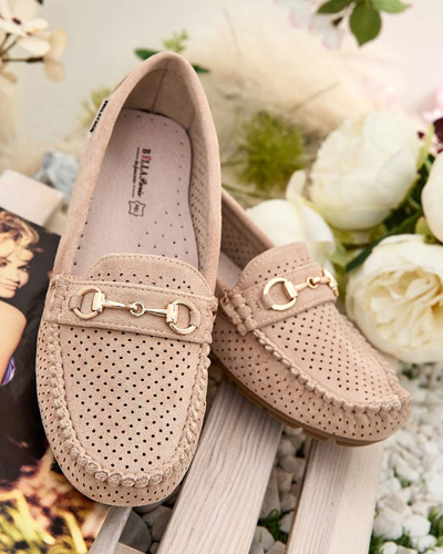 Royalfashion Женские ажурные мокасины Mill