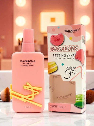 Macarons Grima nostiprinošs sprejs Rozā