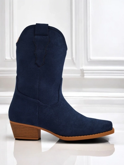 Women's Eco Suede Cowboy Boots SpireHush