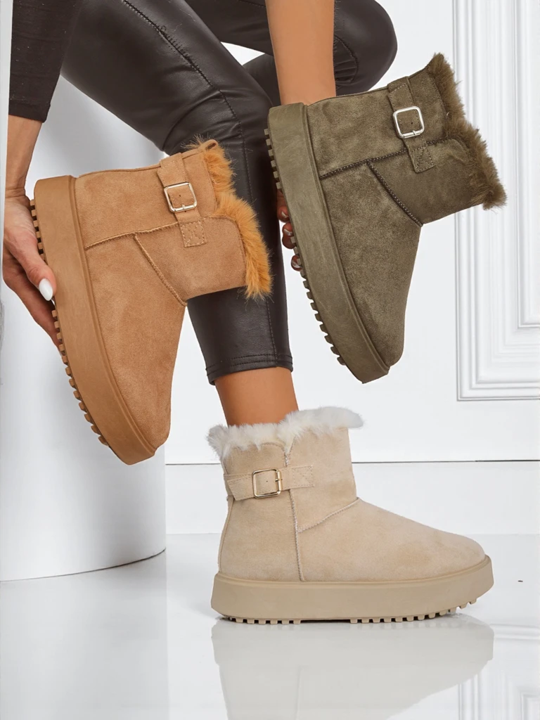 Royalfashion Krutkie buty a'la śniegowce damskie Aurelia Classico