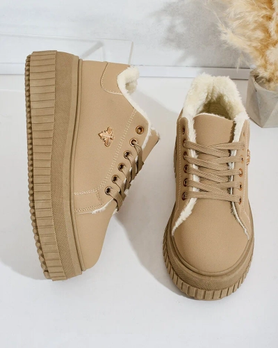 Royalfashion Утепленные женские кроссовки с мехом Noxu