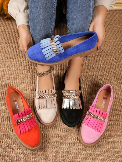 Royalfashion Women's eco suede moccasins Mare Nostrum