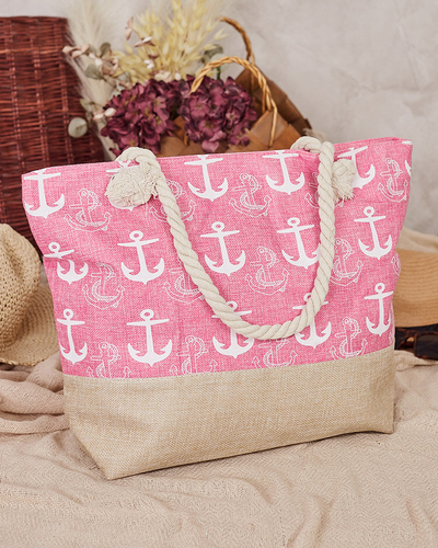 Royalfashion Fabric bag in holiday pattern for shoulder