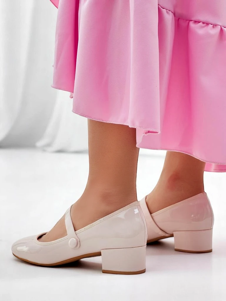 Royalfashion Women's Low-Heeled Pumps Omagga