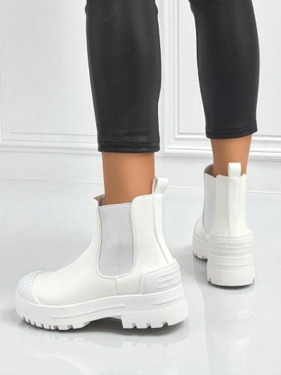 Amber Veil Platform Ankle Boots