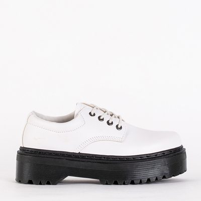 OUTLET Shoes for women matt white Diozzy - Footwear