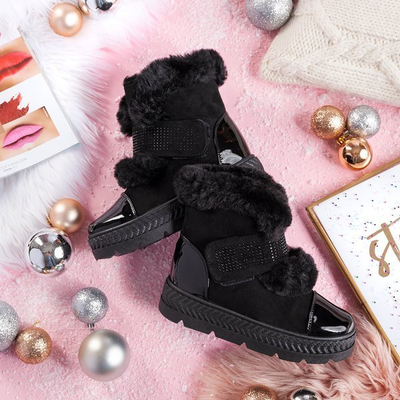 Black Dayna Platform Snow Boots - Footwear
