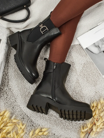 Women's high eco-leather ankle boots Ovella